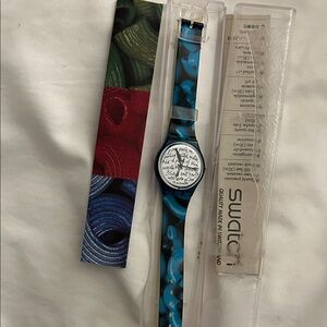 Swatch Vibrant Blue Artistic Men's Watch